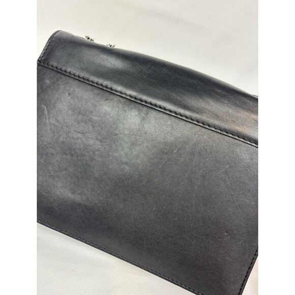 Persaman New York Roxy Shoulder Bag Black Leather Studded Silver Crossbody - Picture 8 of 16